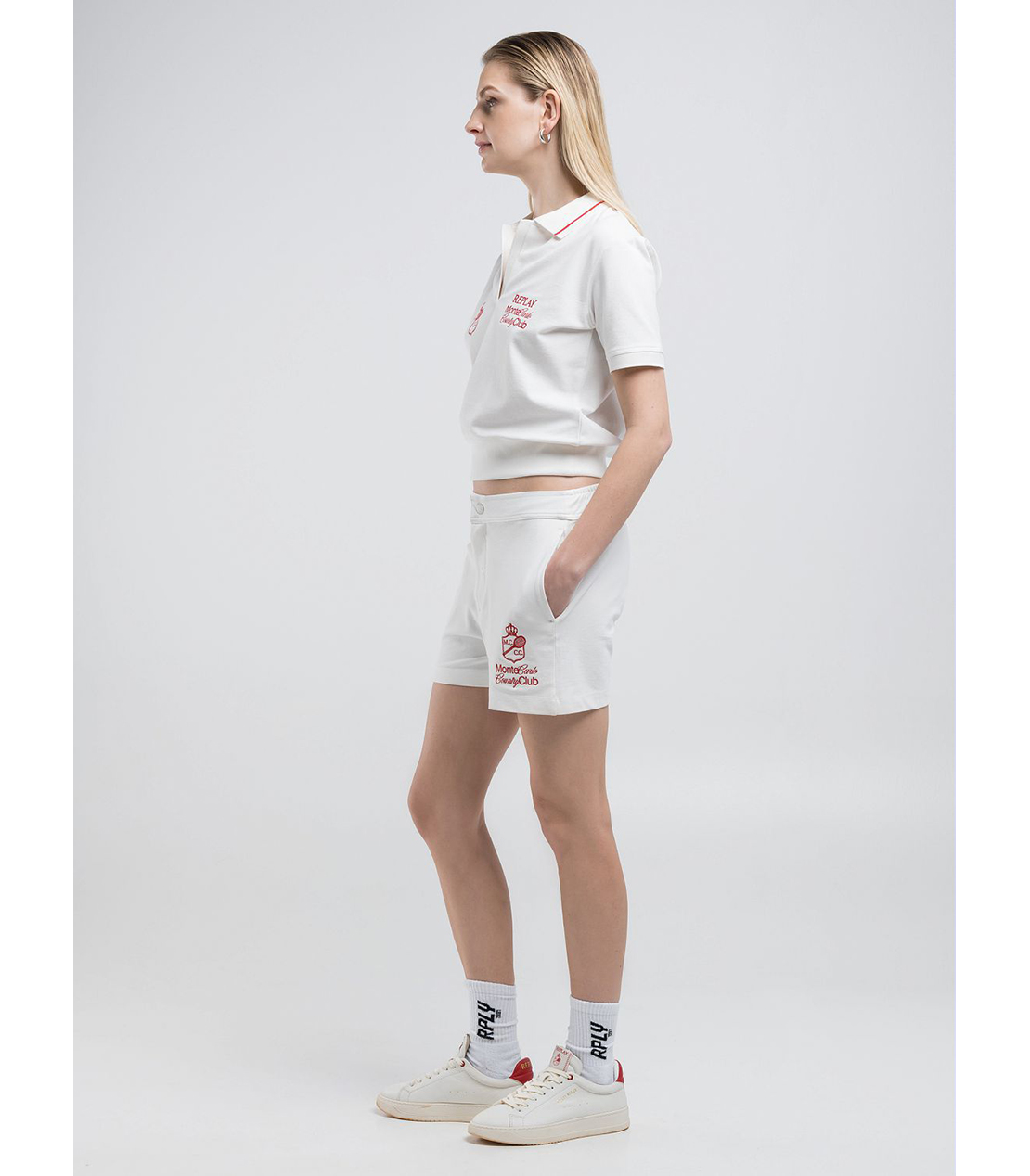 モンテカルロカントリークラブコレクション レギュラーフィットショーツ 詳細画像 オフホワイト 4